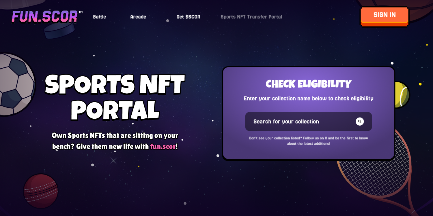 SCOR Launches Cross-Chain Wallet Linking to Activate Dormant Sports NFTs