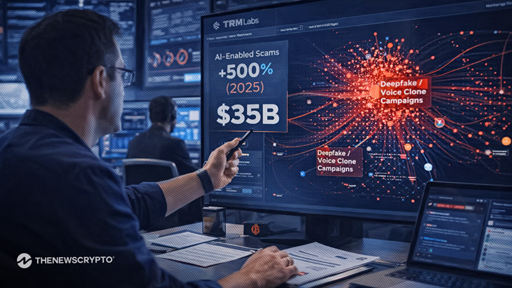 AI‑Enabled Crypto Scams Jump 500% in 2025 as Fraud Grows Industrial, TRM Labs Says