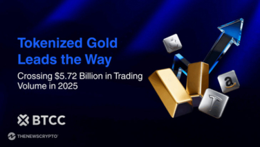 BTCC Tokenized Gold Trading Volume Hits $5.72B in 2025 as Demand Surges