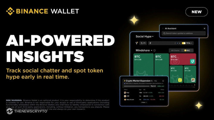 Binance Wallet Unveils AI-Powered Social Hype, Topic Rush, and AI Assistant to Simplify Web3 Discovery