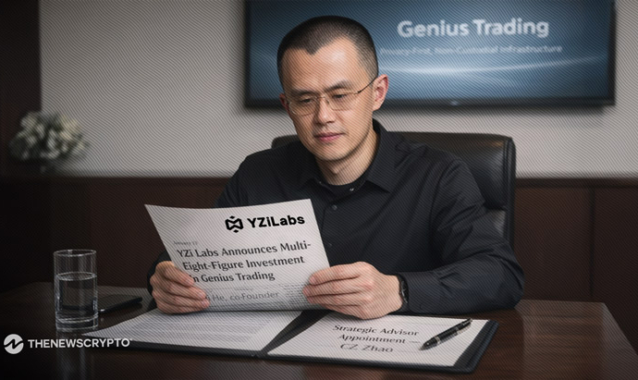 Changpeng Zhao Backs Non-Custodial Trading Platform Genius Through YZi Labs
