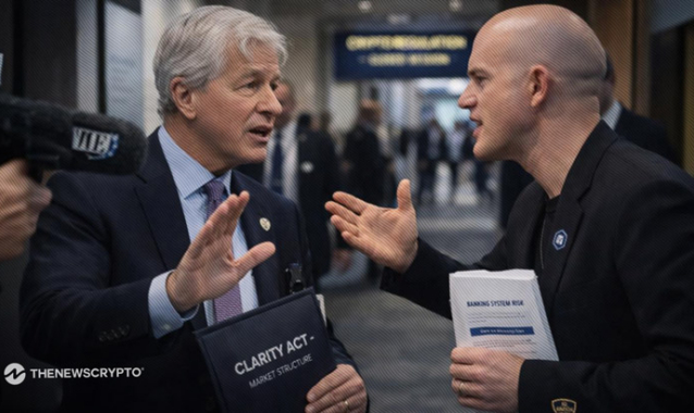JPMorgan CEO Slams Coinbase, Warns of Stablecoin Risks in Clarity Act