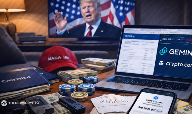Crypto Giants Gemini and crypto.com Pour $21M Into Trump-Aligned MAGA Inc