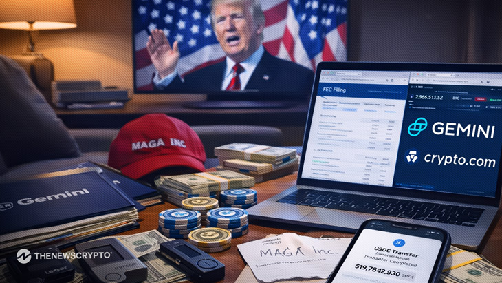 Crypto Giants Gemini and Crypto.com Pour $21M Into Trump-Aligned MAGA Inc