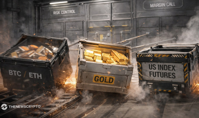 Gold and US Wall Street Futures Plunge, Relate to Crypto Price Decline