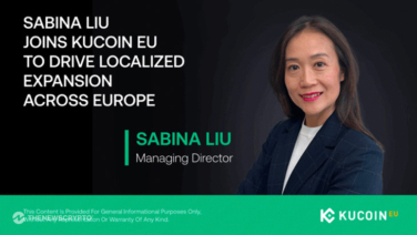 KuCoin Appoints Sabina Liu as EU Managing Director Following MiCAR License Milestone