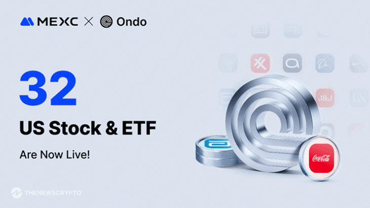 MEXC Adds 32 Tokenized Stocks From Ondo Finance, Expanding Blue-Chip Access for 40 Million Users