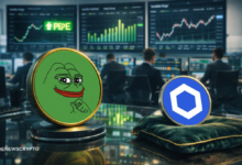 PEPE Leads as a Trending Crypto While LINK Plays Catch Up