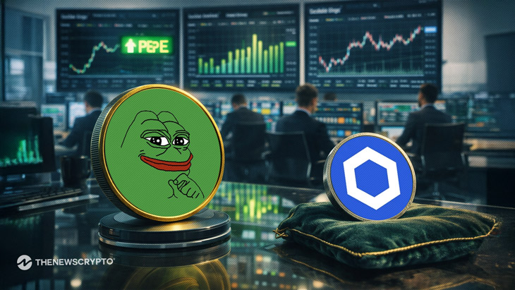 PEPE Leads as a Trending Crypto While LINK Plays Catch Up