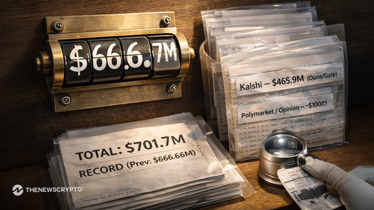 Prediction Market Volumes Hit $701M as US Regulatory Scrutiny Intensifies