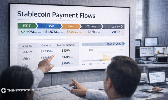 Stablecoin Payments Hit $33 Trillion in 2025 as USDT and USDC Dominate Flows