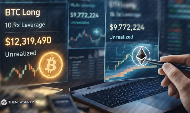 Trader Adds BTC and ETH Longs, Retains Heavy Unrealized Profit