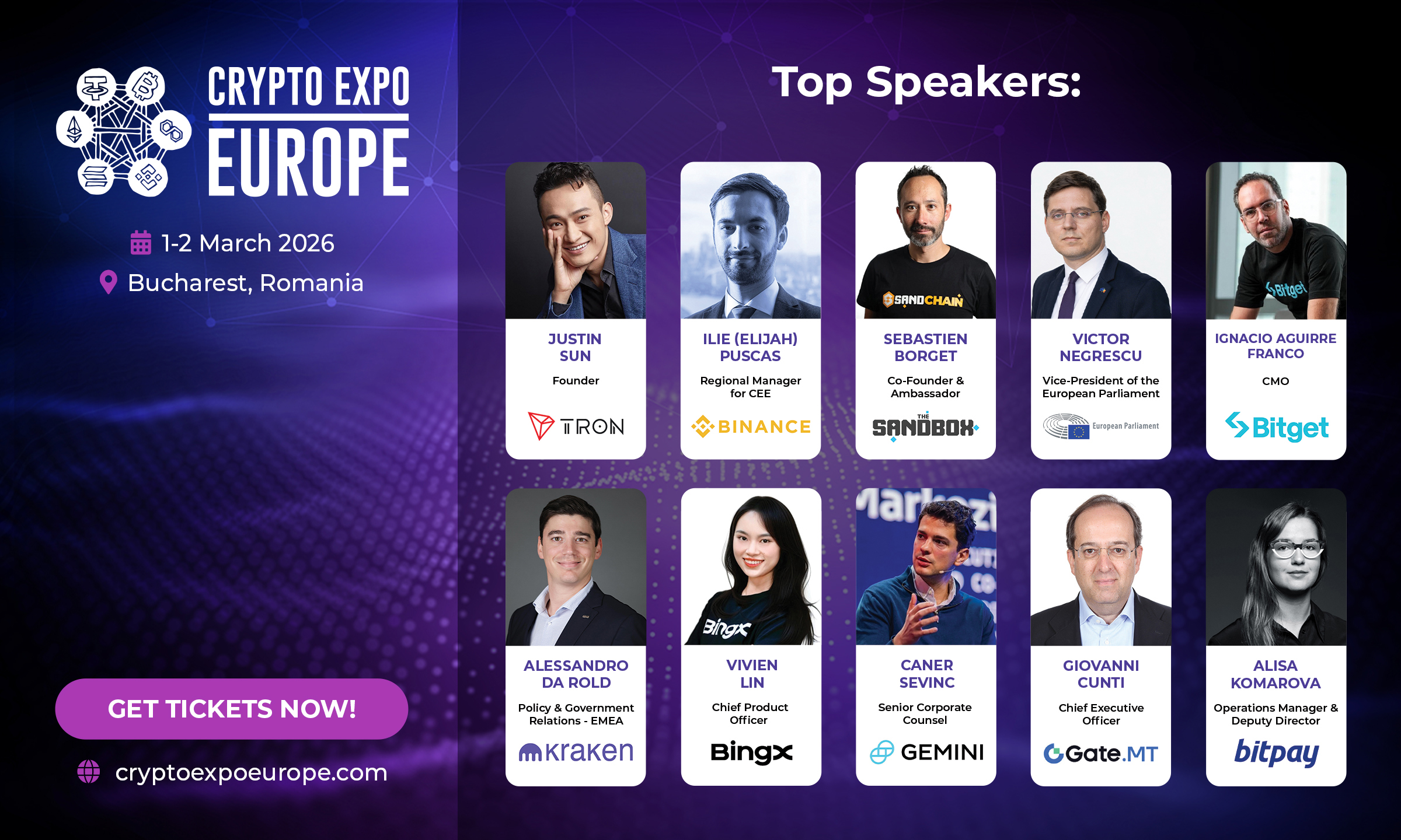 Crypto Expo Europe 2026: Eastern Europe’s Flagship Web3 Event Returns to Bucharest