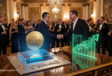 Binance Founder CZ Attends Mar-a-Lago Summit after Presidential Pardon Amid Binance’s Rising USD1 Dominance