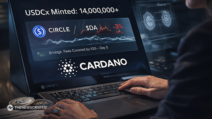 Cardano Launches USDCx Stablecoin Backed by Circle’s USDC