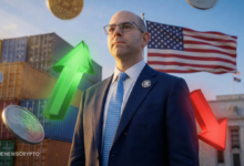 Fed Governor Stephen Miran Backs Weaker Dollar and Tariff Policies While Crypto Prices Stay Stagnant