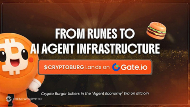 From Runes To AI Agent Infrastructure: $CRYPTOBURG Lands on Gate.io Crypto Burger Ushers in the “Agent Economy” Era on Bitcoin