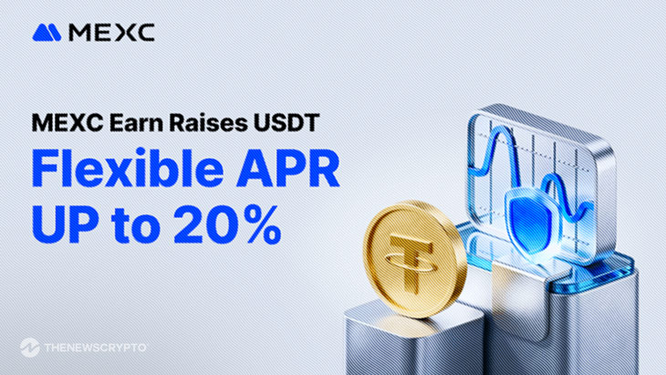 MEXC Earn Upgrades Products for Limited Time, Raising USDT Flexible APR up to 20%