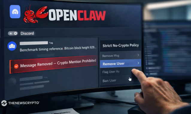 OpenClaw Imposes Strict No-Crypto Rule on Discord