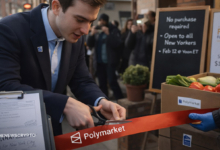 Polymarket Announces Free NYC Grocery Store and $1 Million Food Bank Donation