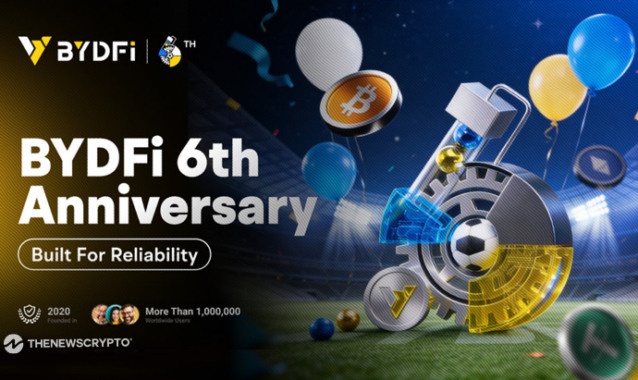 BYDFi Marks 6th Anniversary with Month-Long Celebration, Built for Reliability