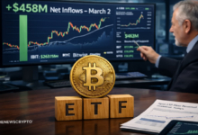 Bitcoin ETFs Set to Mark Second Consecutive Week of Inflows With $458M