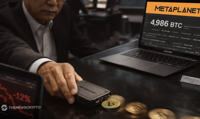 Metaplanet Moves 4,986 BTC to New Wallets; Stock Drops 12%