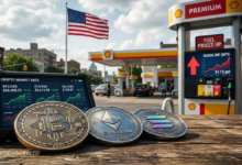 Crypto Market Shows Gains as US Diesel and Gasoline Prices Rise