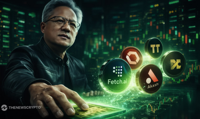 Huang Reinforces Nvidia's Role, Pushing AI Cryptocurrencies upwards
