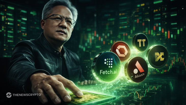 Huang Reinforces Nvidia's Role, Pushing AI Cryptocurrencies upwards