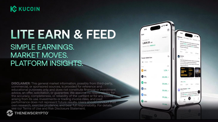 KuCoin Upgrades Lite Mode With Earn for Feed to Simplify Crypto Onboarding