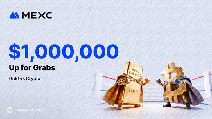 MEXC Launches Gold vs. Crypto Campaign: Zero-Fee Trading and $1M Prize Pool