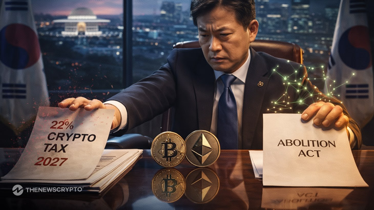 South Korea’s Opposition Party Pushes to Scrap 22% Crypto Tax Set for 2027