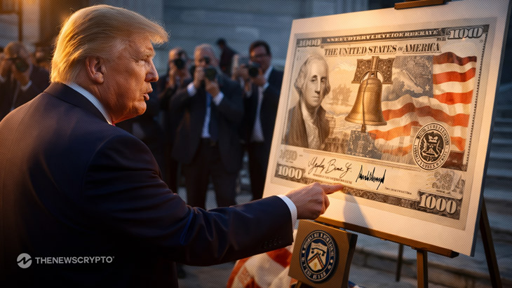 Trump Signature on US Dollar Sparks Debate Over Historic Break from Tradition