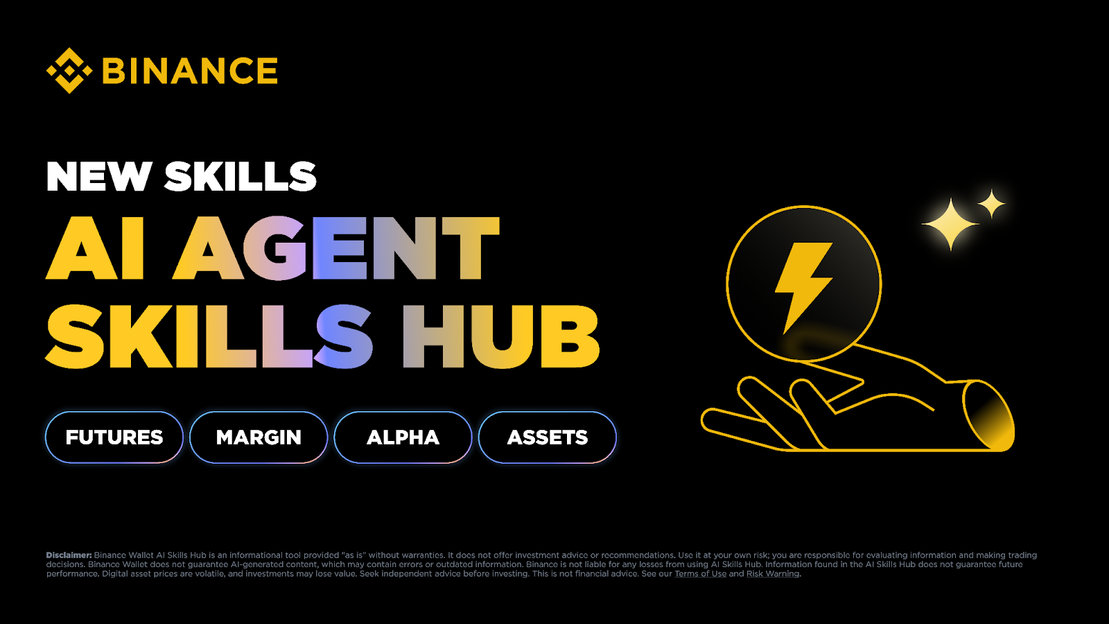 Binance Expands AI Agent Skills with Futures, Margin, and Asset Management Tools