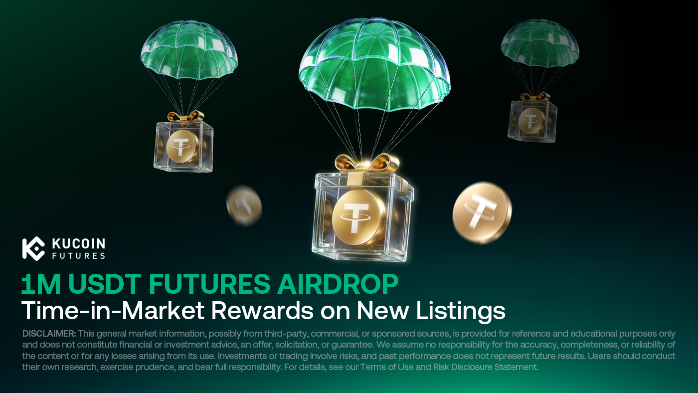 KuCoin Launches ‘Trade New Futures’ Campaign With $1M USDT Airdrop Pool