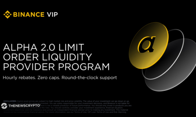 Binance Launches Alpha 2.0 Liquidity Provider Rebate Program
