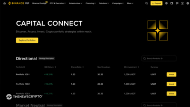 Binance Relaunches Capital Connect with Portfolio Accounts Integration