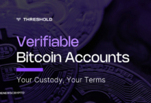 Verifiable Bitcoin Accounts for Institutional Bitcoin. Your Custody, Your Terms.