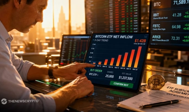 US Spot Bitcoin ETFs Extend 9-Day Inflow Streak Amid Investor Confidence