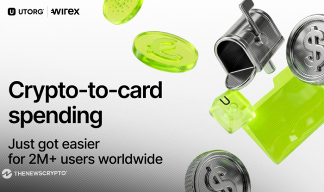 Wirex and Utorg Bring Seamless Crypto-to-Card Spending to 2M+ Users Worldwide