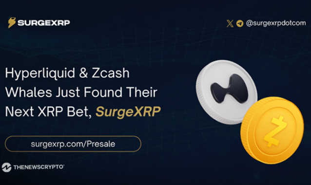 Crypto News Today: Hyperliquid & Zcash Whales Rotate Into SurgeXRP as the XRPL Real Estate Presale Explodes Past 10% Of Soft Cap