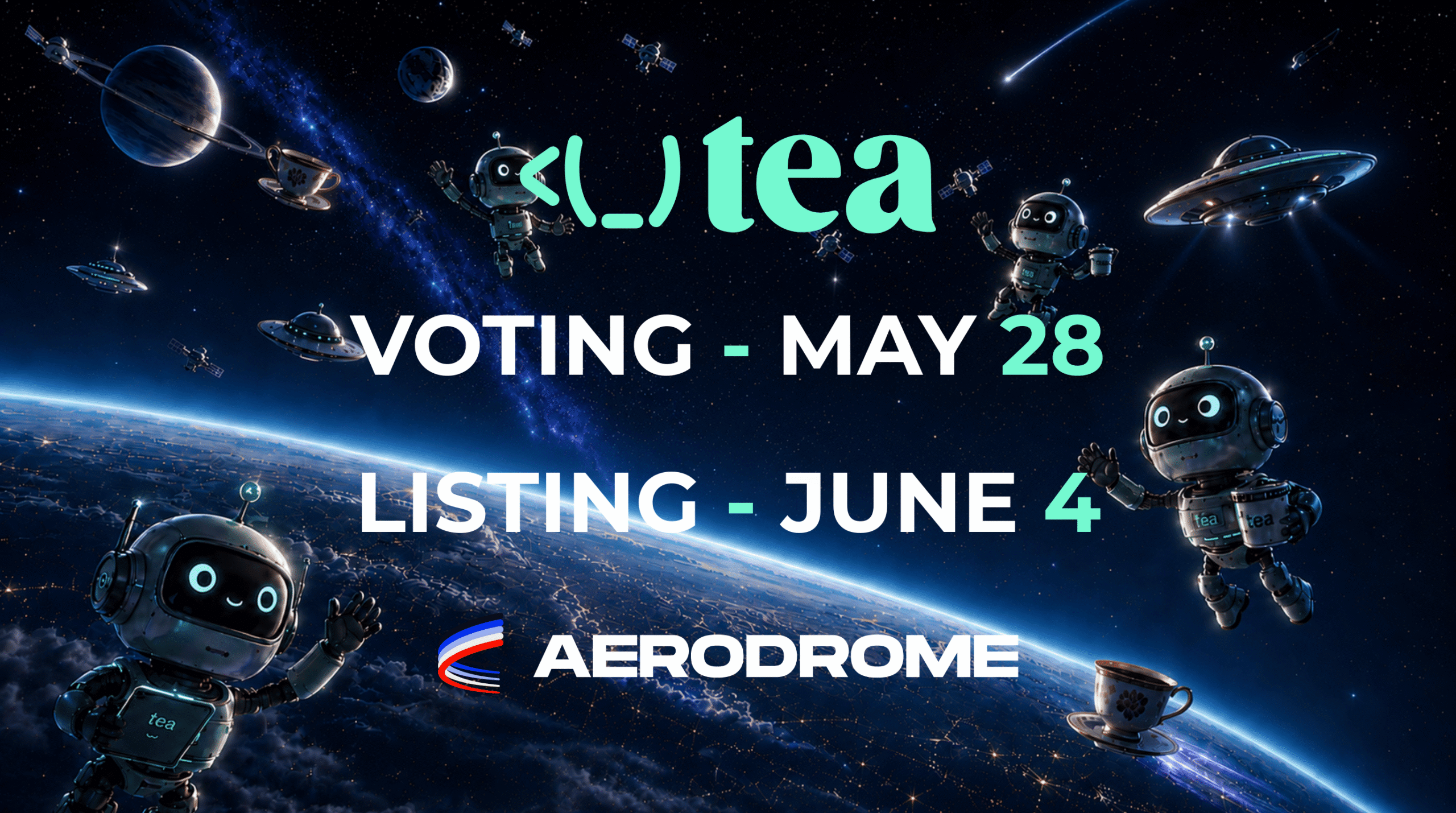 Code Is Abundant. Trust Is Not. Tea Confirms June 4 TGE and Aerodrome Launch as the Trust Layer for Open Source Goes Live