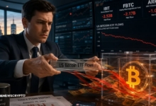 US Spot Bitcoin ETFs Near Yearly Outflow Territory