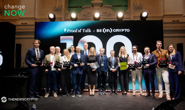 ChangeNOW Wins Best Digital Assets Fintech at the BeInCrypto Institutional 100 Awards 2026