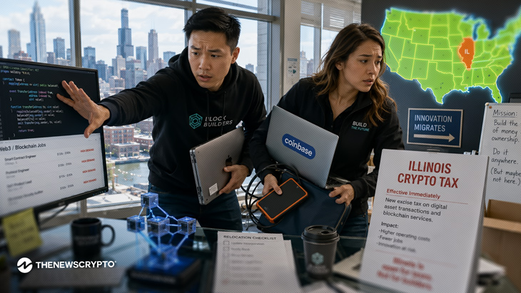Coinbase CEO Warns Illinois Crypto Tax Could Kill Blockchain Innovation