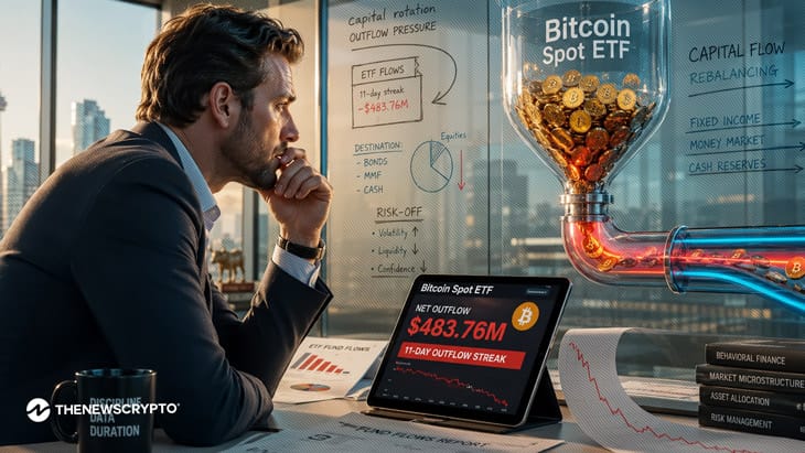 US Spot Bitcoin ETFs See Record 11-Day Outflow Streak