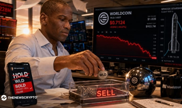 Worldcoin Falls Terribly as Arthur Hayes Dumps WLD