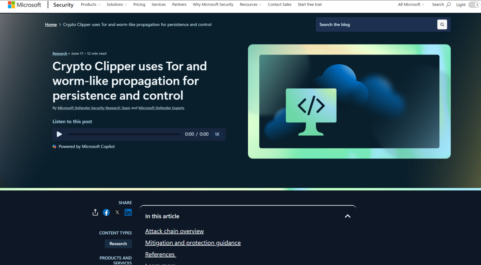 Microsoft Identifies New Crypto Malware Targeting Wallet Addresses and ...