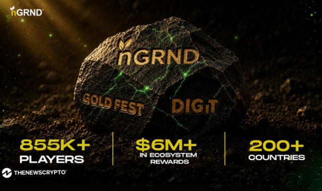 nGRND Gold Protocol Games Surpasses 855K Participants With $6M in Rewards Before Token Launch